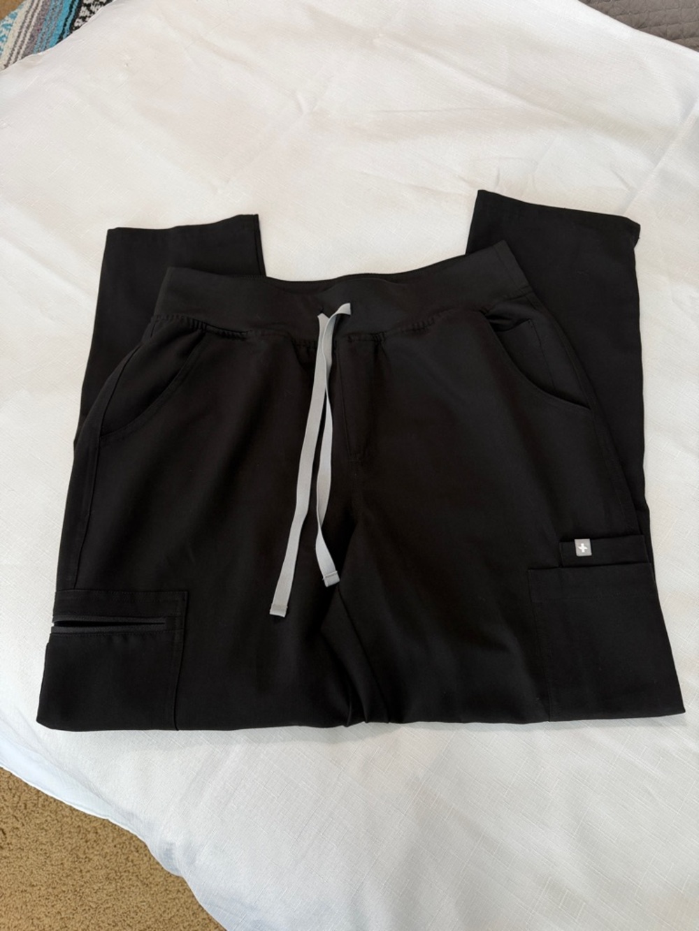 Figs Black High Waste Lola Medium